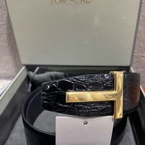 TOM FORD Belt. Beautiful Crocodile leather